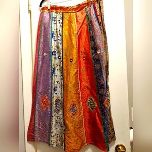 Vintage silk skirt